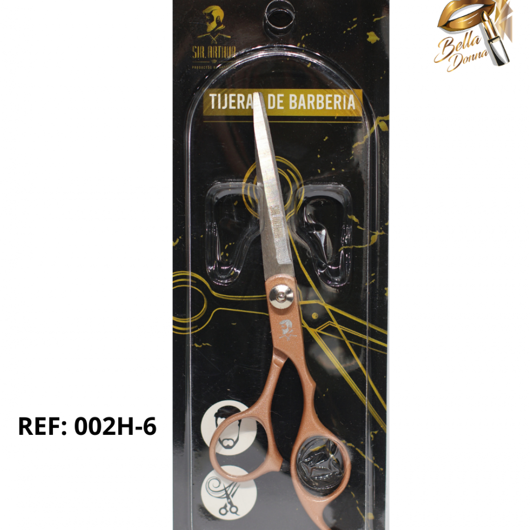 B-TIJERA MICRODENTADA  DORADA REF. 002H-6 ###