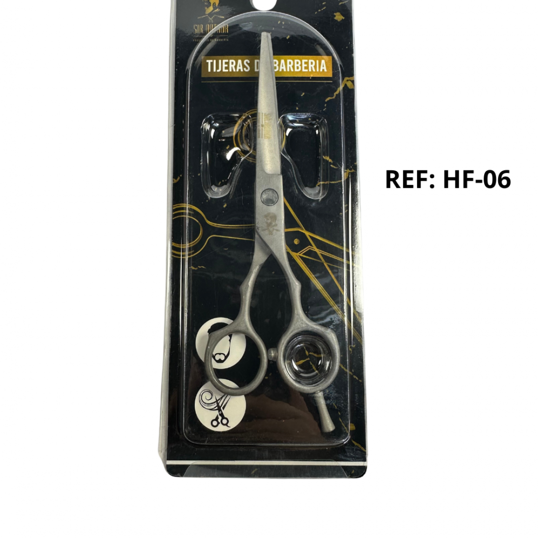 B-TIJERA LISA PLATEADO MATE REF. HF-06 ###
