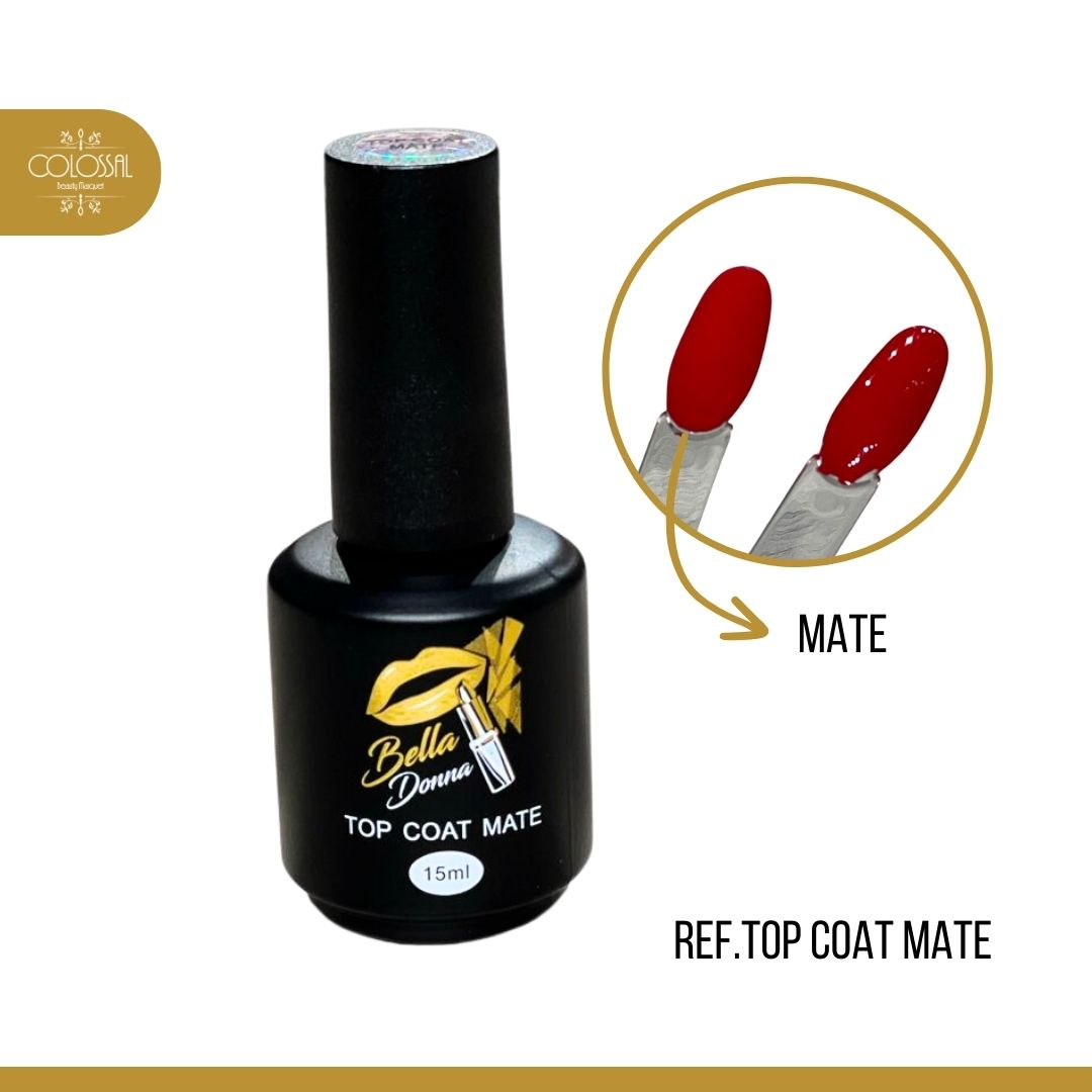 U-ESMALTE SEMIPERMANENTE TOP COAT MATE 15ML REF. GNAIL-MATETOP ###