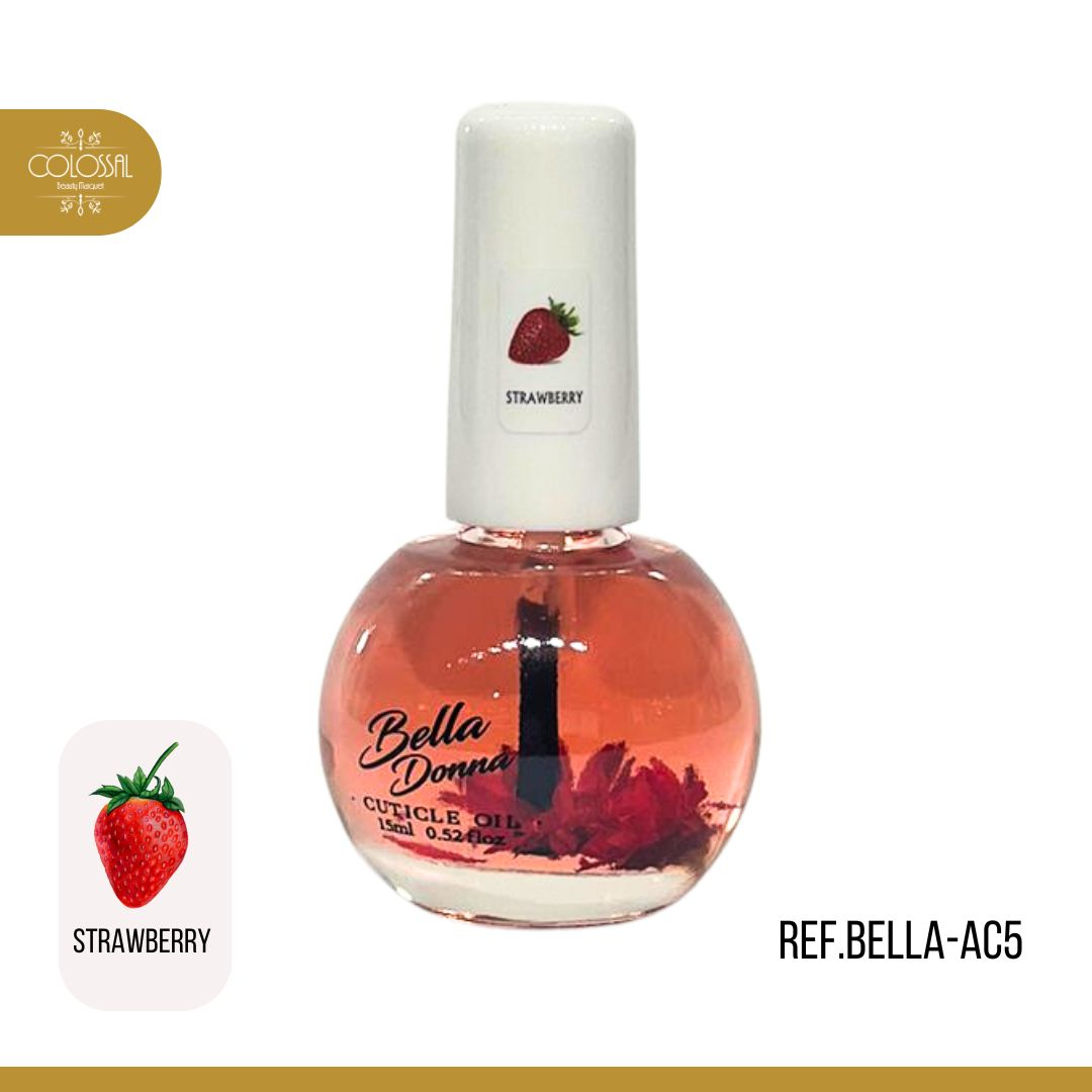 U-ACEITE DE CUTICULA STRAWBERRY 15 ML REF. BELLA-AC5 ###