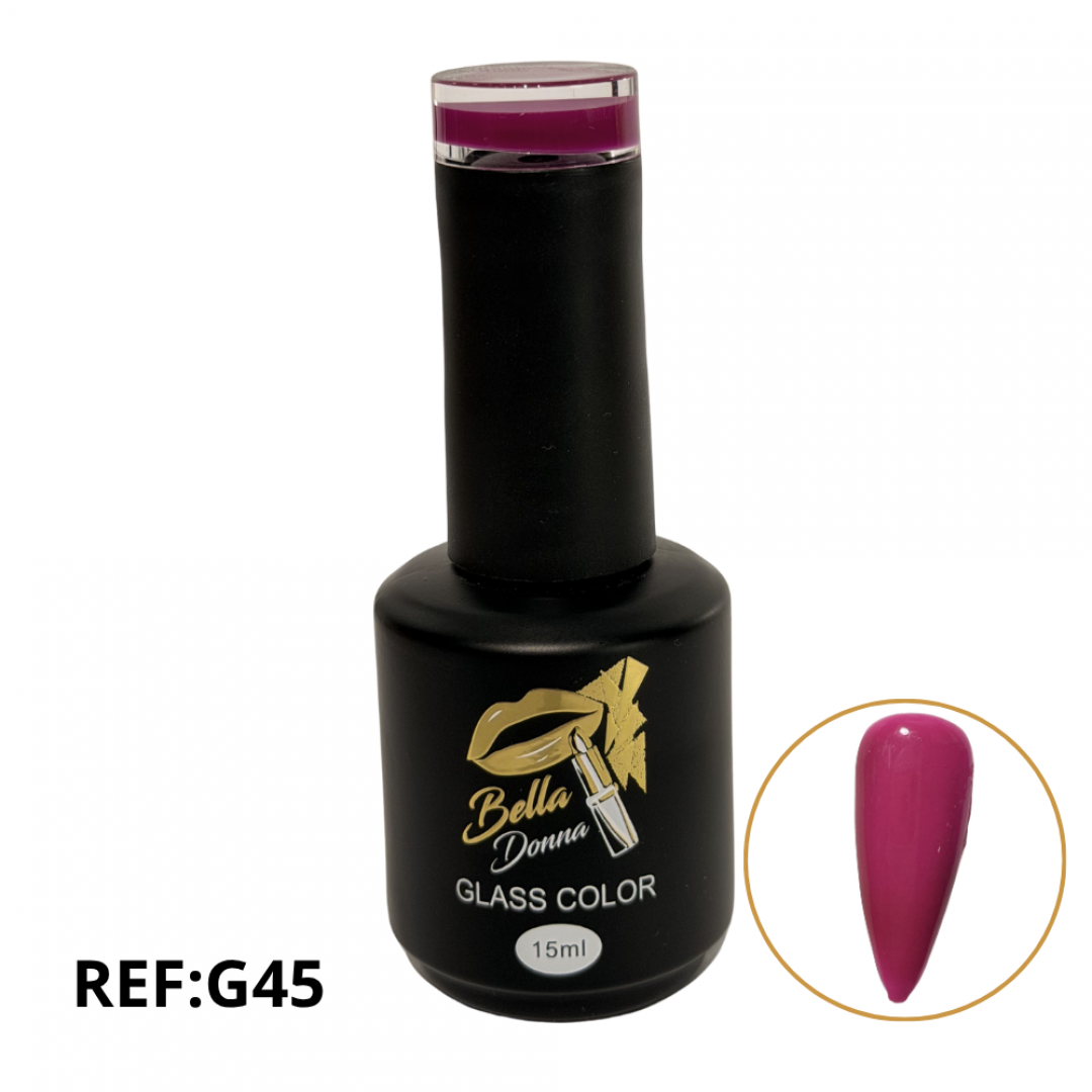 U-ESMALTE SEMIPERMANENTE GLASS COLOR  15ML REF. GNAIL-G45 ###