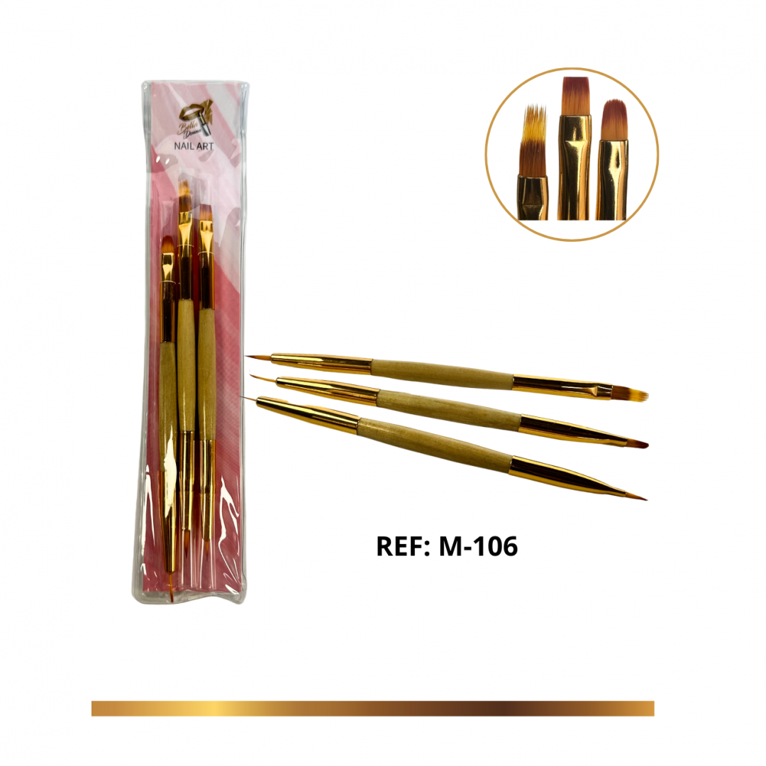 U-E-SET PINCELES PARA DECORACION DE U—AS REF M-106###