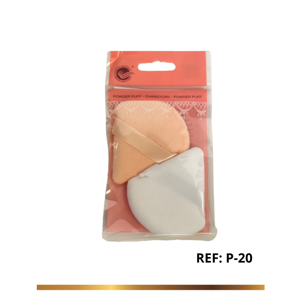 POMO POLVO TRIANGULAR REF.P-20 ###