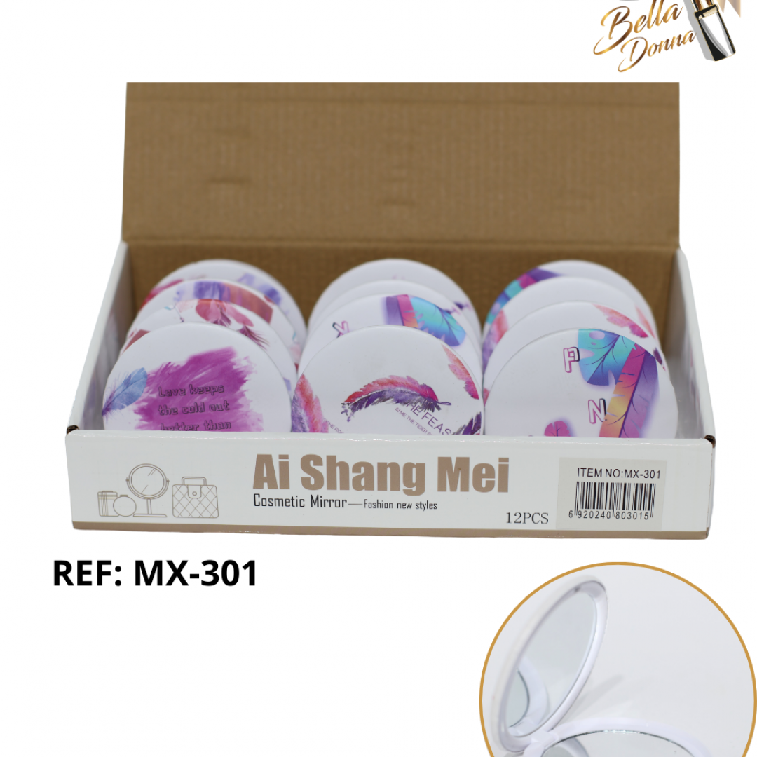 ESPEJO DE BOLSO PEQUEÑO REF. MX-301 ###