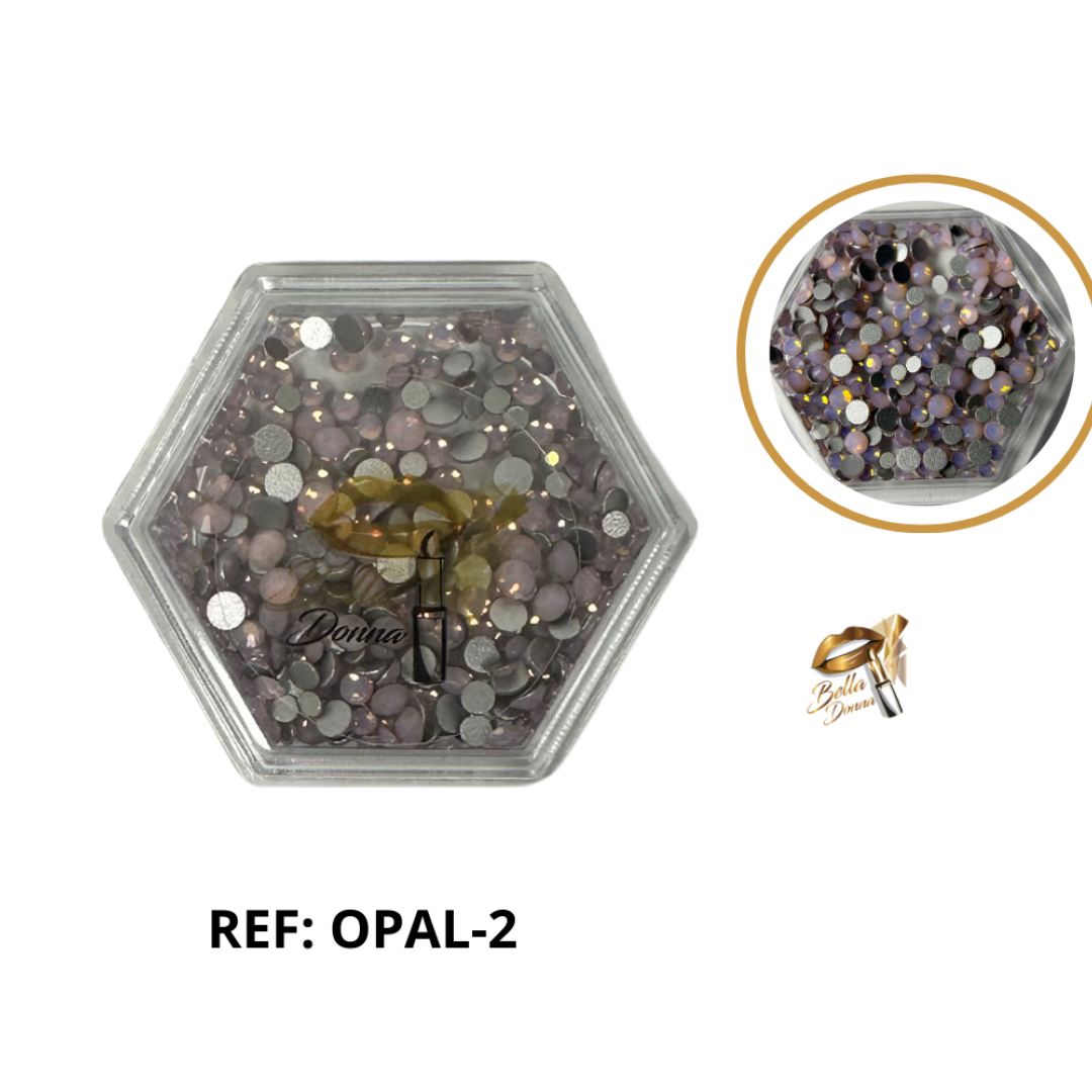 U- PIEDRA PROFESIONAL OPAL TAMAÑO 6-8-10 REF. OPAL-2###