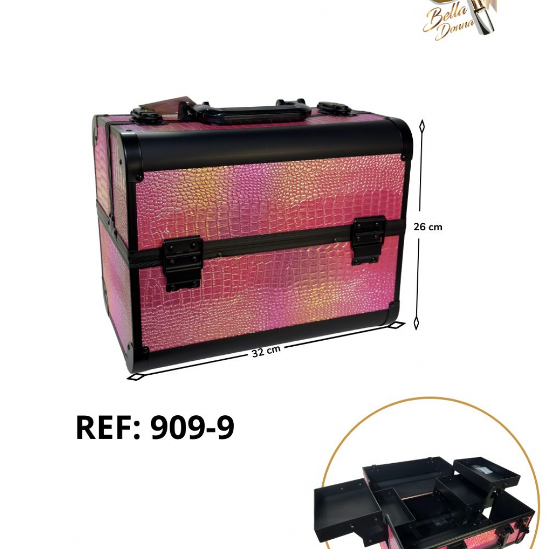 U-AA-NECESER COLOR FUCSIA CON NEGRO REF. 909-9###