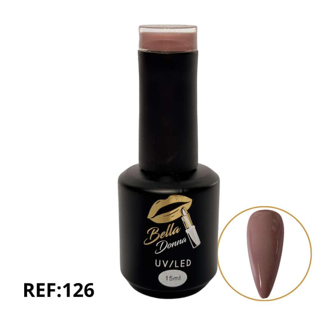 U-ESMALTE SEMIPERMANENTE 15ML REF. GNAIL-126 ###