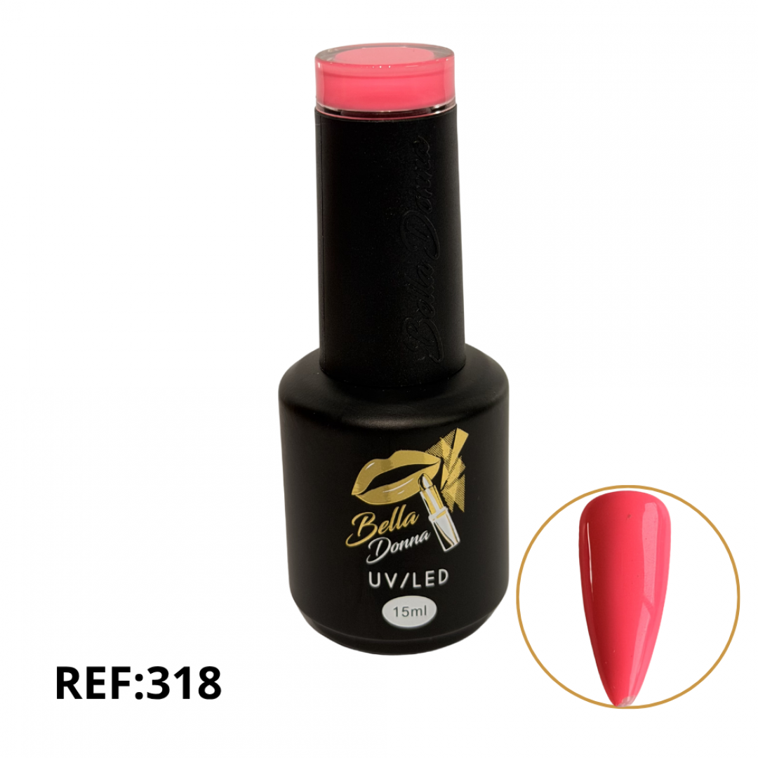 U-ESMALTE SEMIPERMANENTE 15ML REF. GNAIL-318 ###
