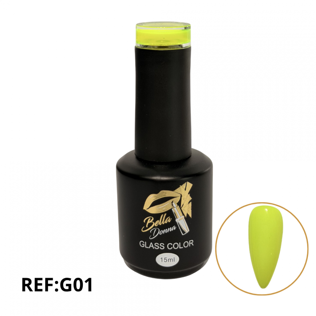 U-ESMALTE SEMIPERMANENTE GLASS COLOR 15ML REF. GNAIL-G01 ###