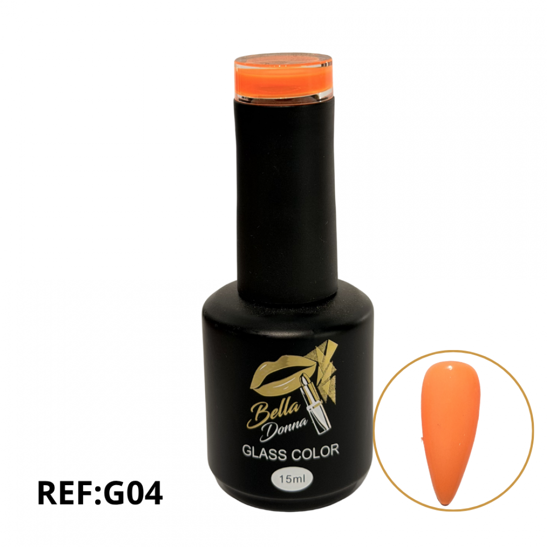 U-ESMALTE SEMIPERMANENTE GLASS COLOR 15ML REF. GNAIL-G04 ###