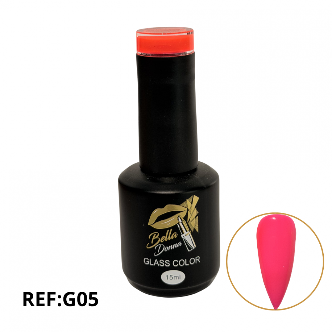 U-ESMALTE SEMIPERMANENTE GLASS COLOR 15ML REF. GNAIL-G05 ###