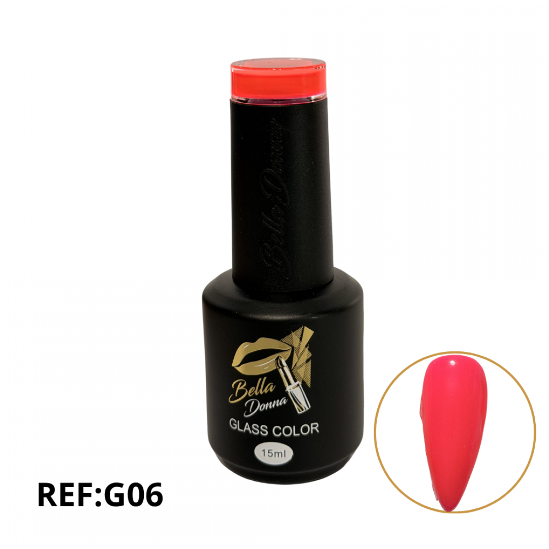 U-ESMALTE SEMIPERMANENTE GLASS COLOR 15ML REF. GNAIL-G06 ###