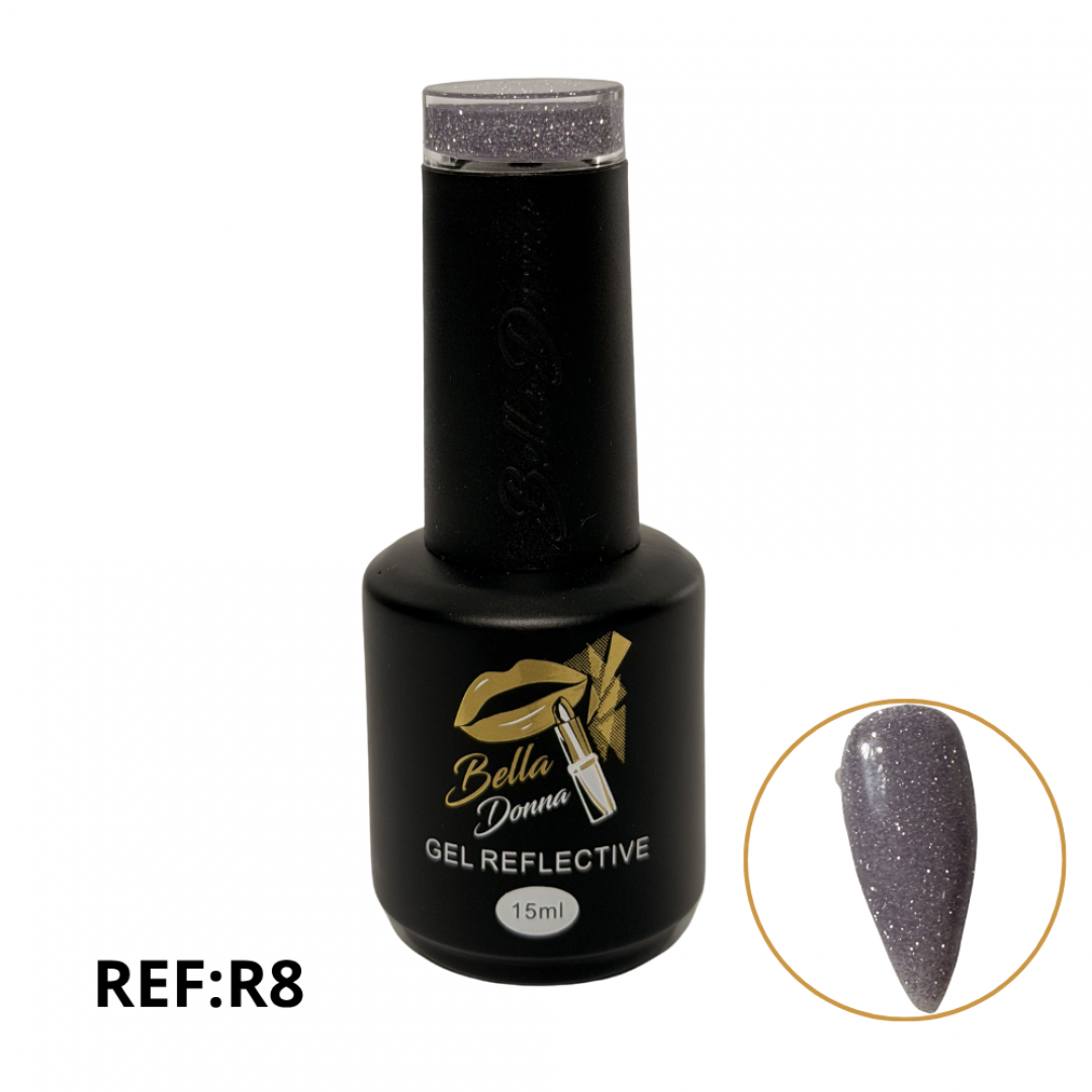 U-ESMALTE SEMIPERMANENTE REFLECTIVO 15ML REF. GNAIL- R8###