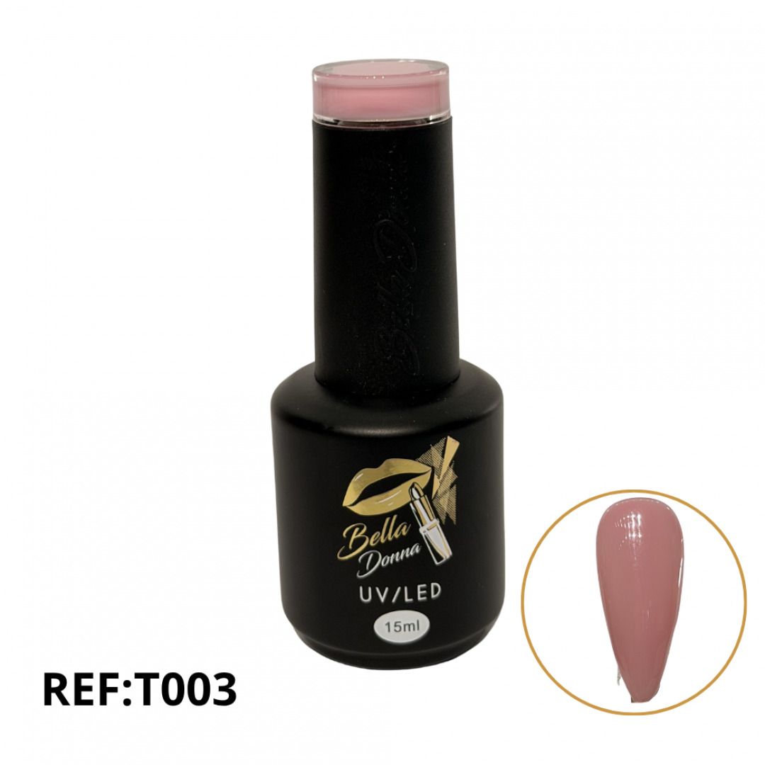 U-ESMALTE TRASLUCIDO SEMIPERMANENTE 15ML REF. GNAIL-T003 ###