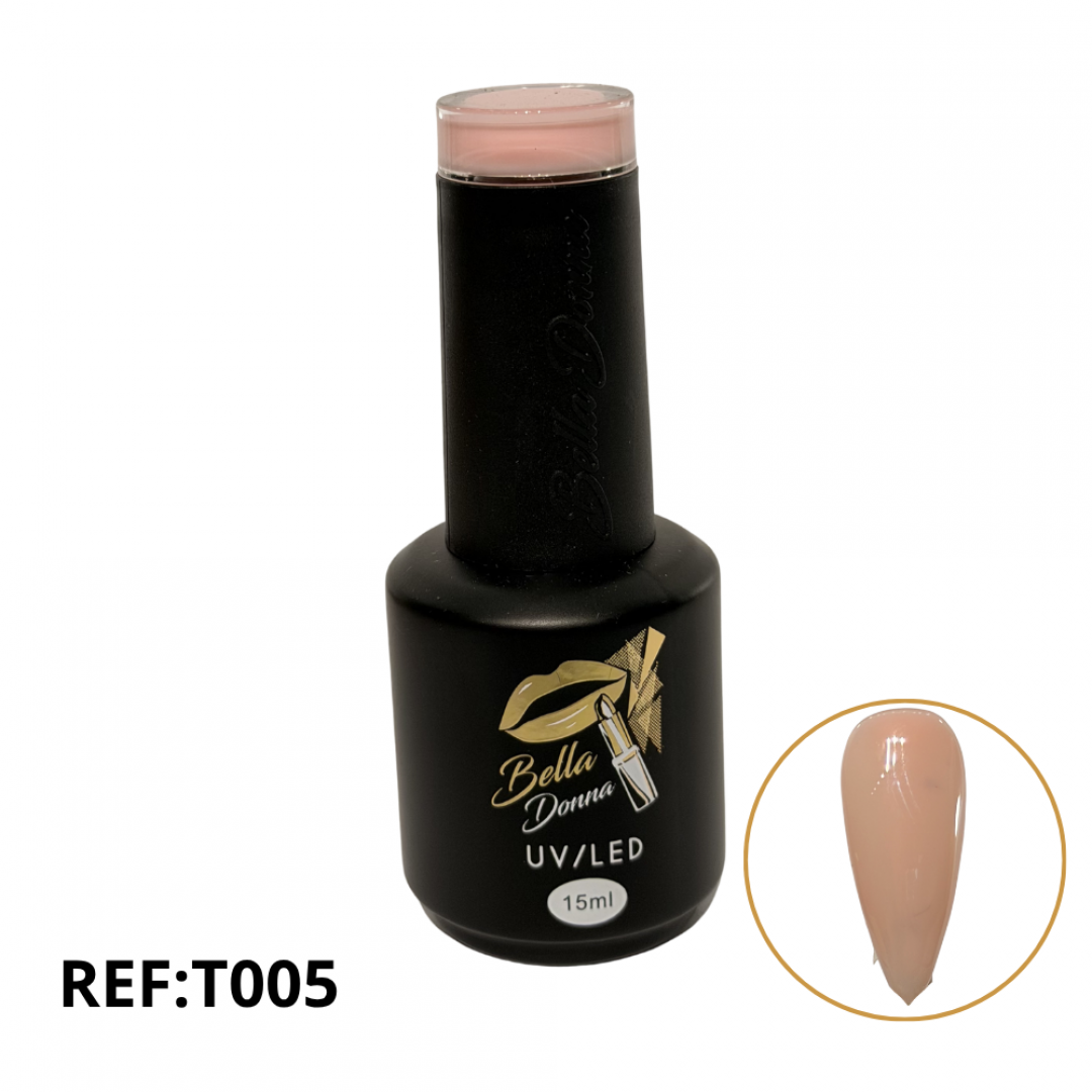 U-ESMALTE TRASLUCIDO SEMIPERMANENTE 15ML REF. GNAIL-T005 ###