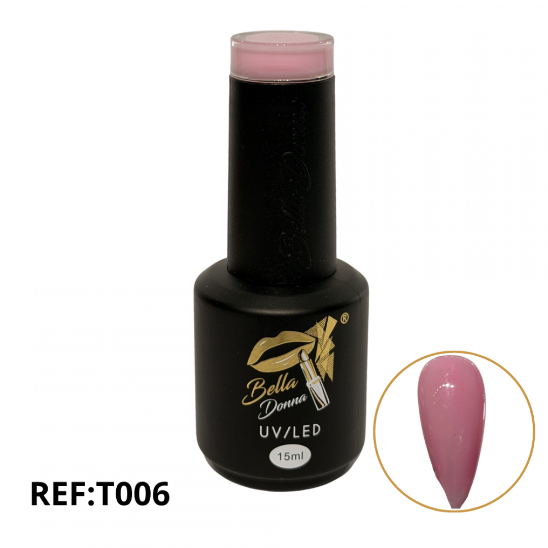 U-ESMALTE TRASLUCIDO SEMIPERMANENTE 15ML REF. GNAIL-T006 ###