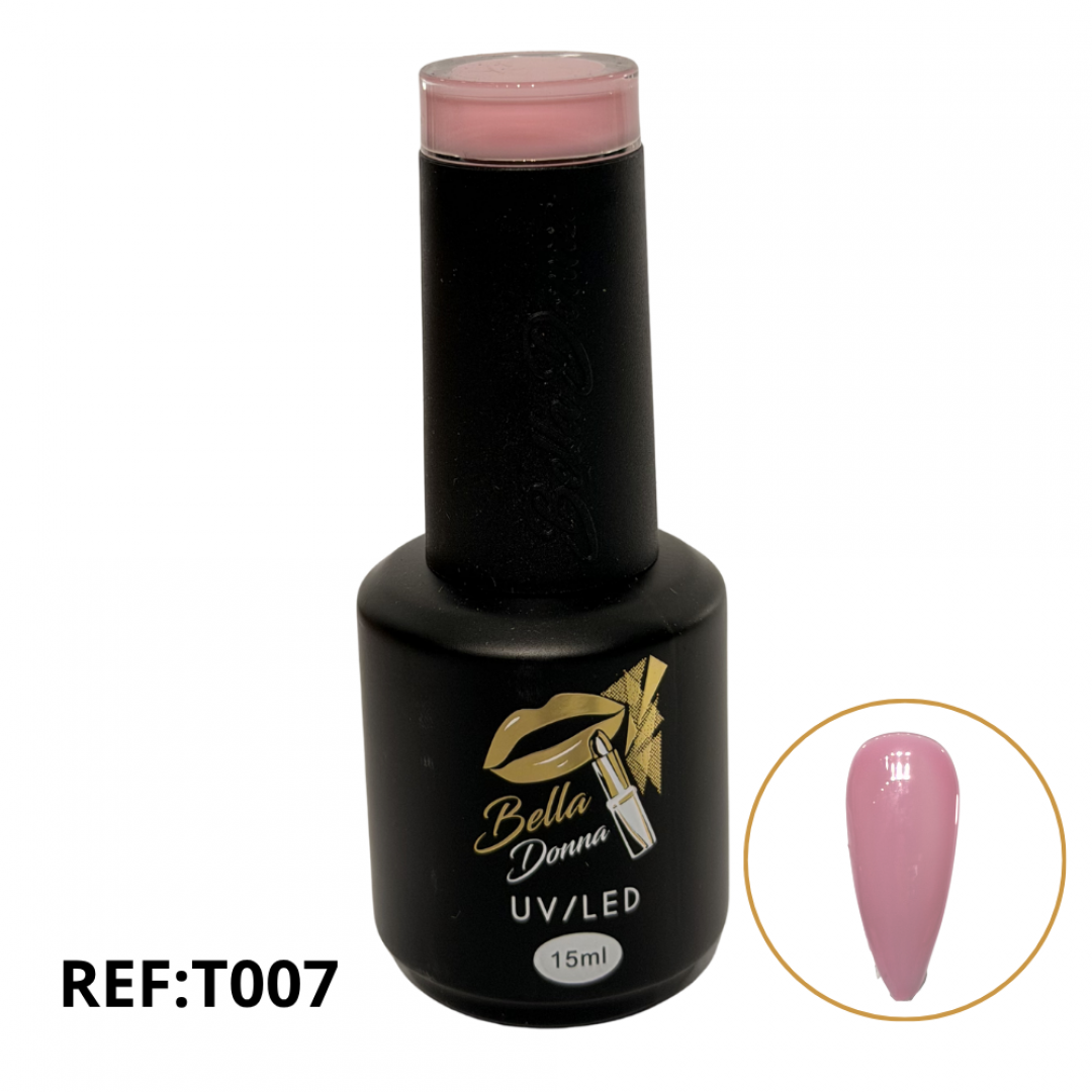 U-ESMALTE TRASLUCIDO SEMIPERMANENTE 15ML REF. GNAIL-T007 ###