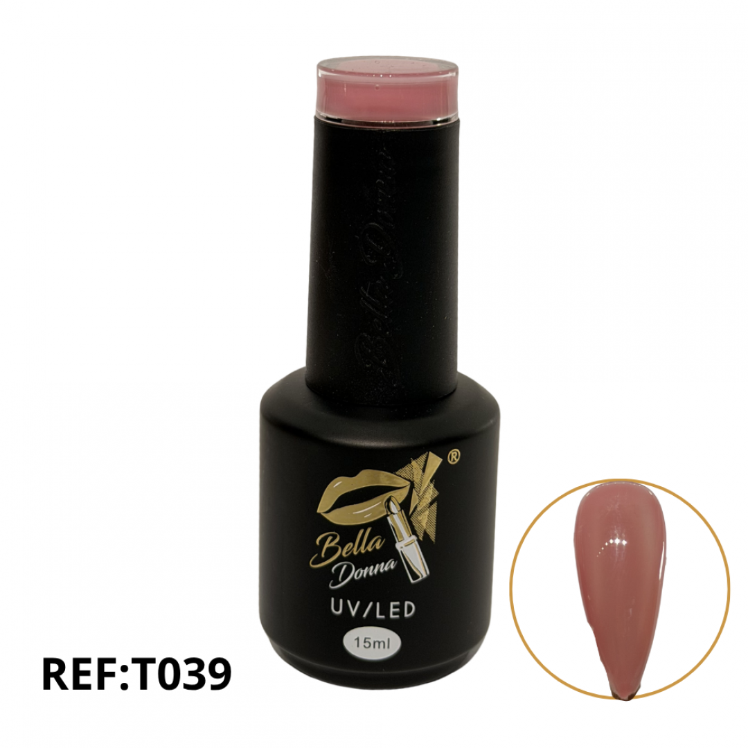U-ESMALTE TRASLUCIDO SEMIPERMANENTE 15ML REF. GNAIL-T039 ###