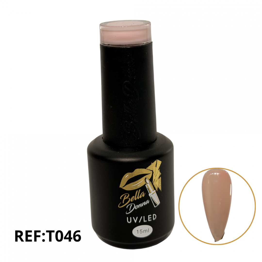 U-ESMALTE TRASLUCIDO SEMIPERMANENTE 15ML REF. GNAIL-T046###