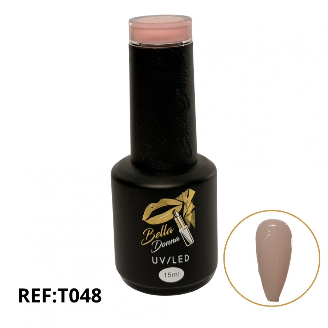 U-ESMALTE TRASLUCIDO SEMIPERMANENTE 15ML REF. GNAIL-T048 ###