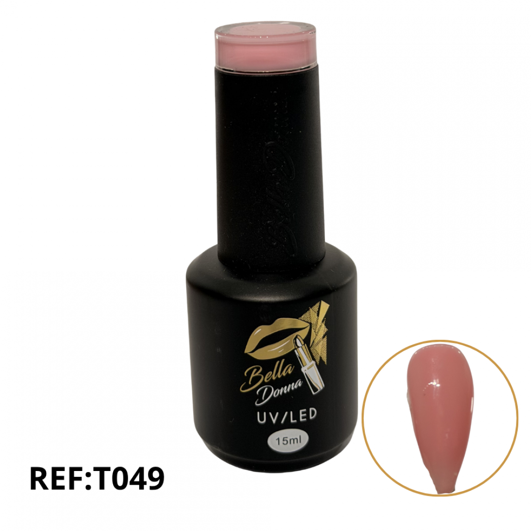 U-ESMALTE TRASLUCIDO SEMIPERMANENTE 15ML REF. GNAIL-T049 ###