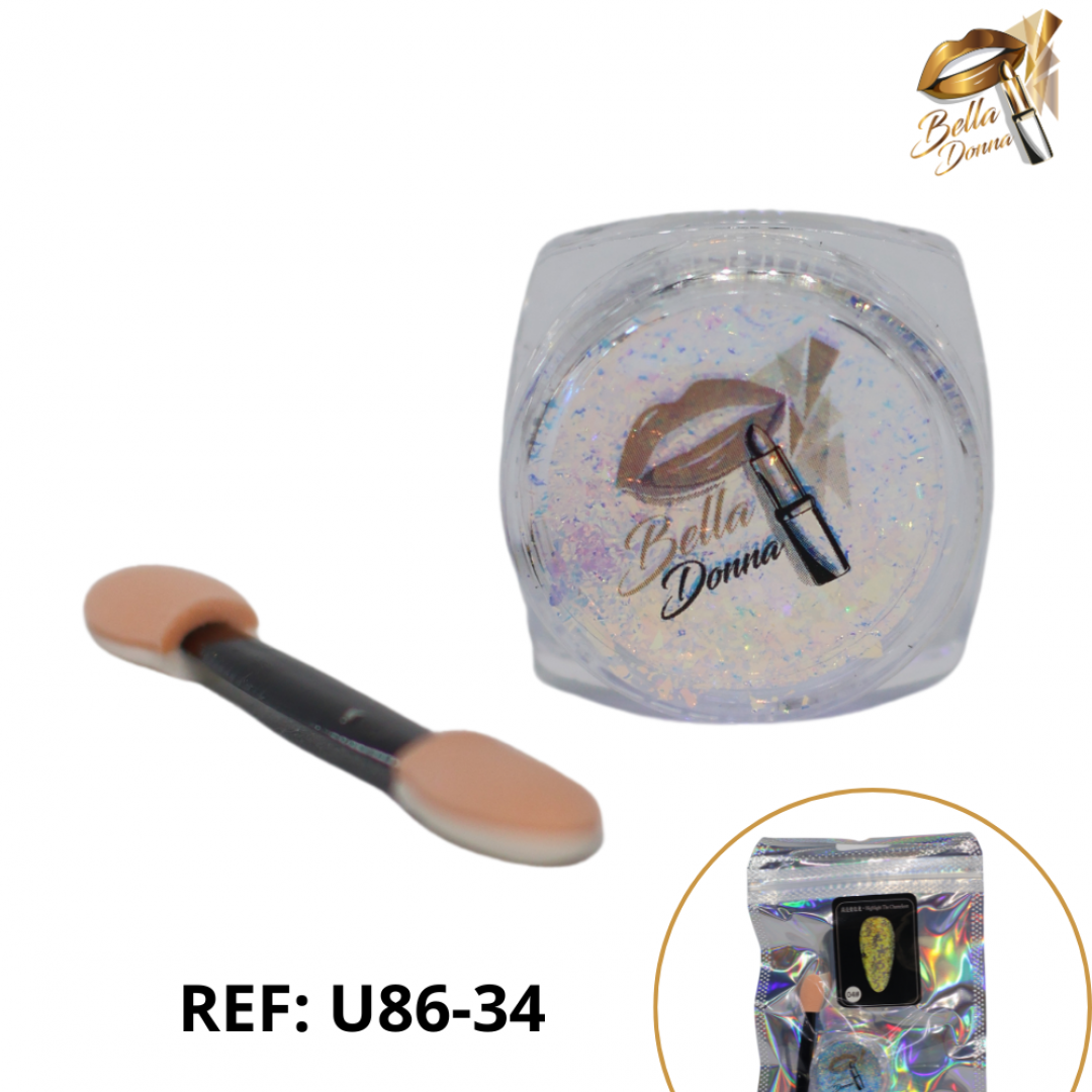 U- FLAKE VISOS DORADOS REF. U86-34 ###