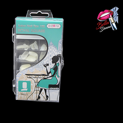 U-E-UÑAS POSTIZAS ROYAL SQUARE REF.  15110-1***