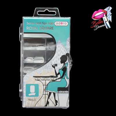 U-E-UÑAS POSTIZAS  ROYAL SQUARE REF.  #15110-1C***