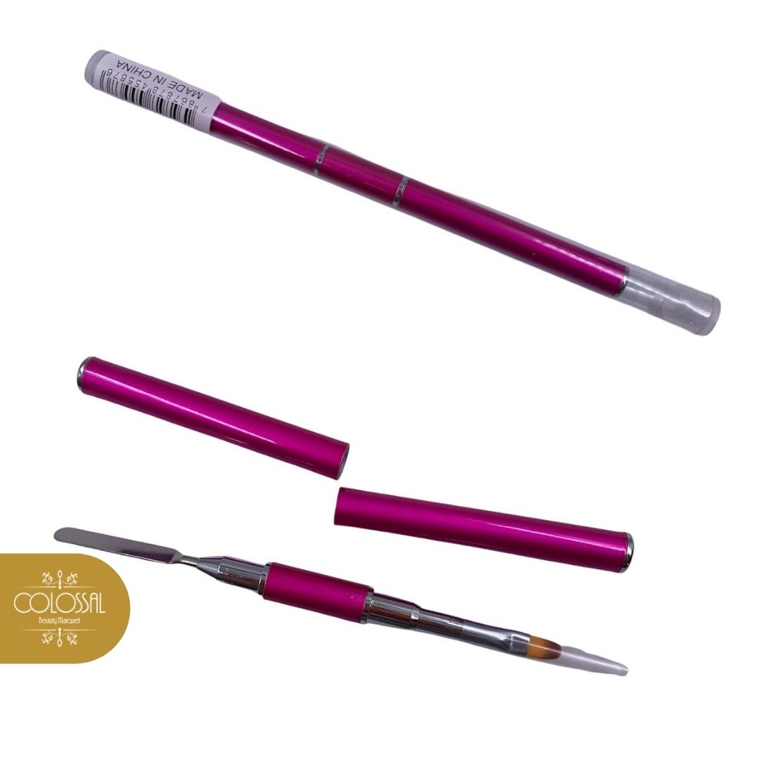 U- PINCEL CON ESPATULA PARA POLYGEL REF. TPF