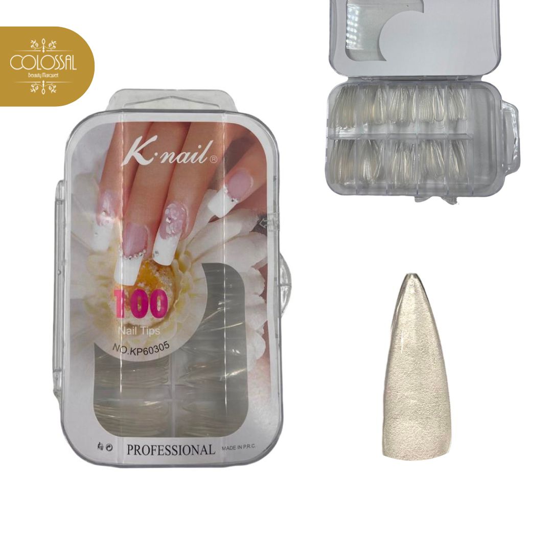 U-E-UÑA ESTILETO CLEAR REF.KP-18105-C