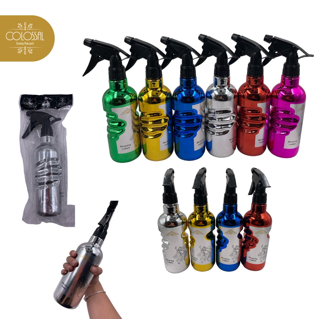 B-ATOMIZADOR METALIZADO BEAUTY SALON 450ML REF. DP-DD-B13 ###