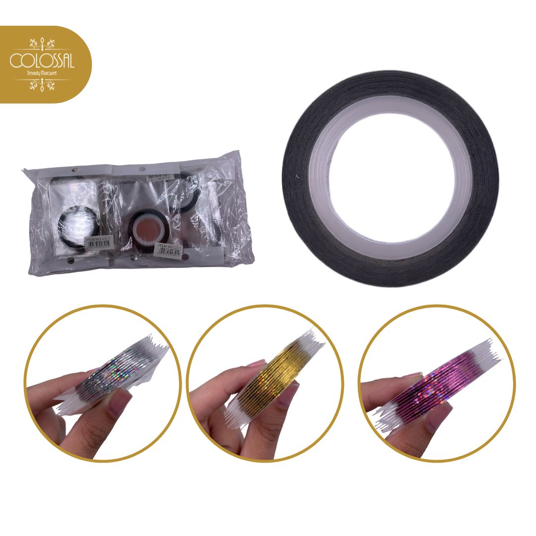 U-CINTA PARA DECORAR U?A EN ROLLO X12 REF.C3-1 ###