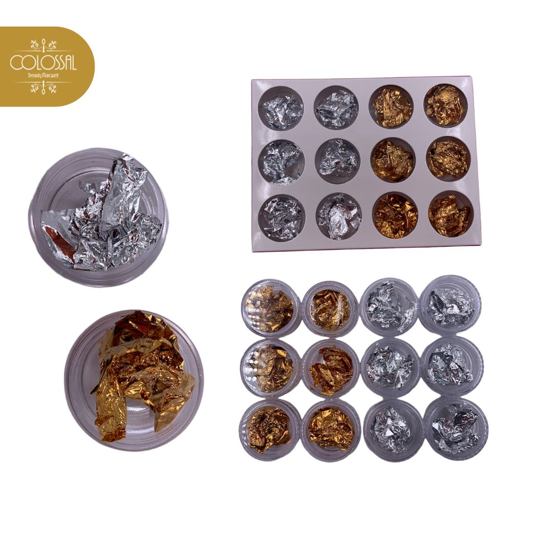 U-E-UZ-PAPELILLO DORADO Y PLATEADO REF.PC2C ###