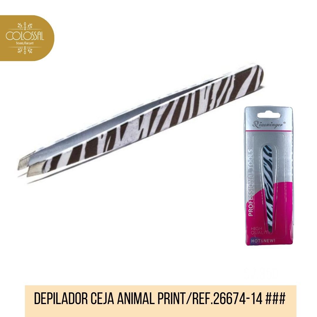 DEPILADOR CEJA ANIMAL PRINT REF  26674-14 ###